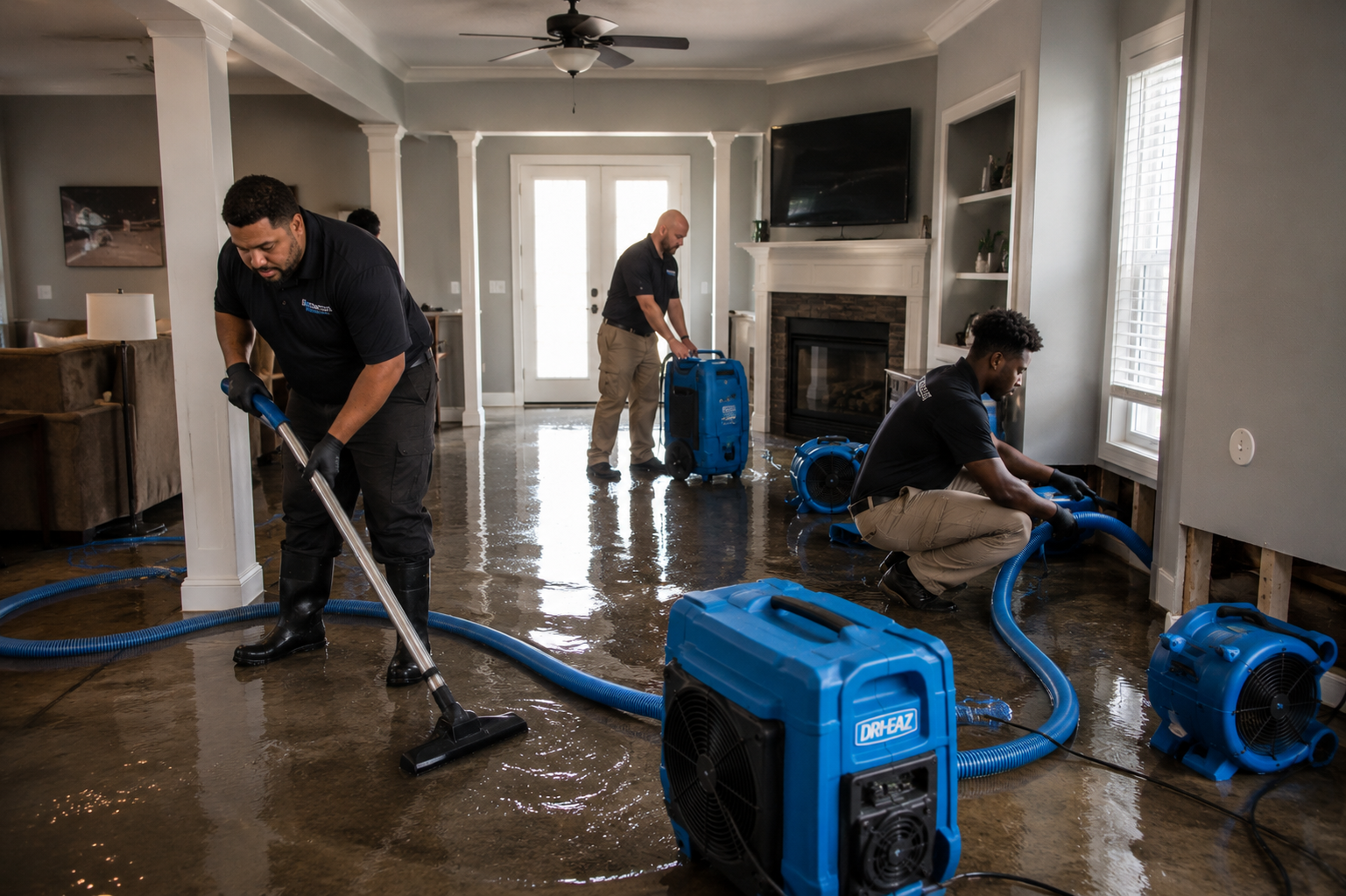 Emergency water damage response team Gilbert AZ